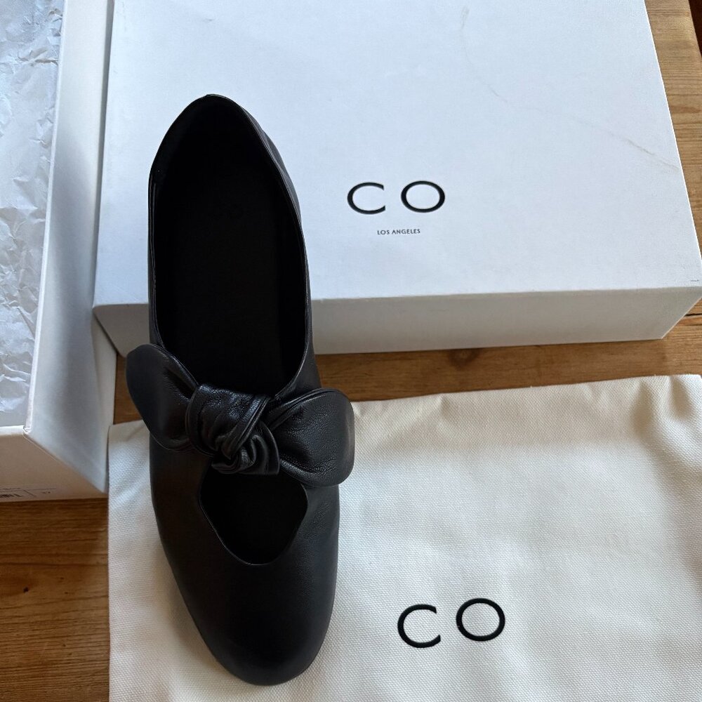 CO Los Angeles, Bow Flat in Nappa Leather